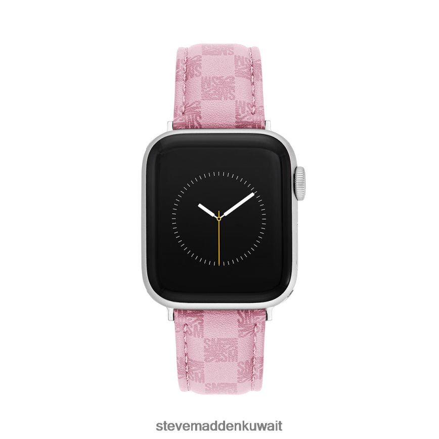 Steve Madden للجنسين سوار ساعة أبل بشعار الماركة 38-40 ملم لون القرنفل ملحق 6JPNNF825