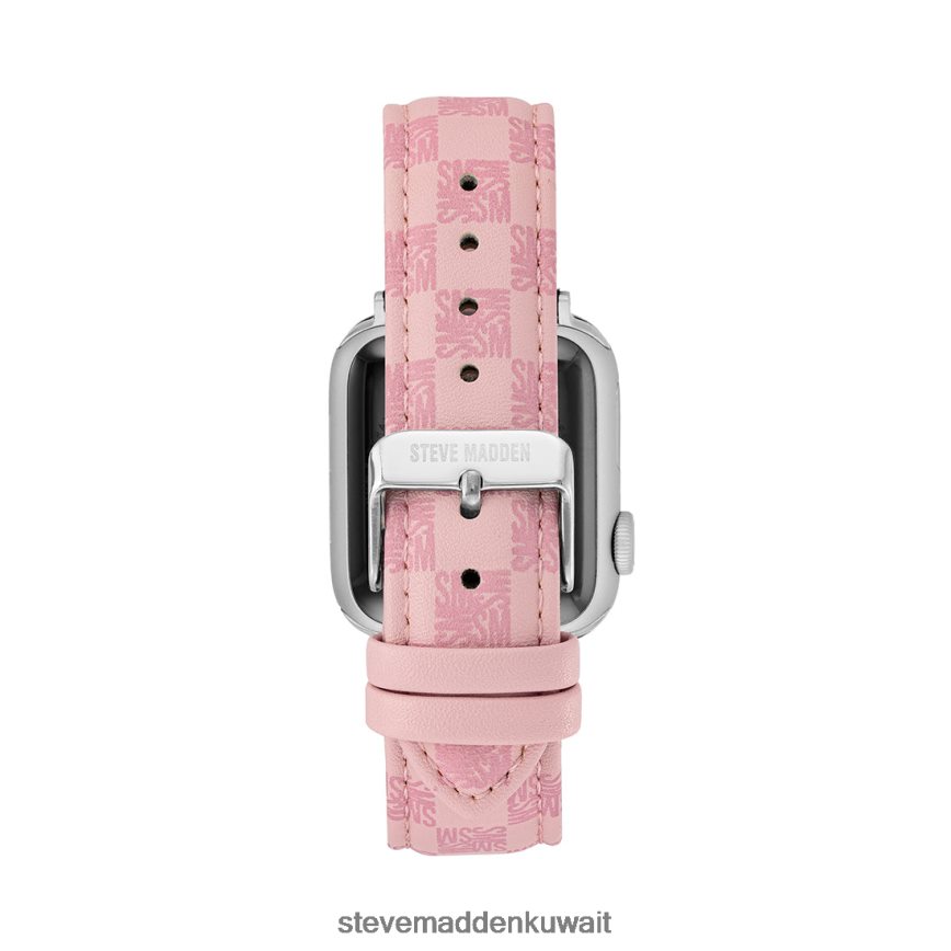 Steve Madden للجنسين سوار ساعة أبل بشعار الماركة 38-40 ملم لون القرنفل ملحق 6JPNNF825