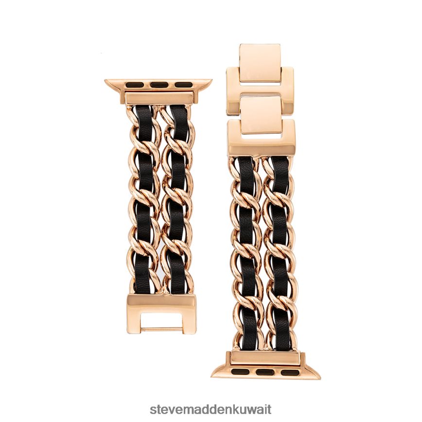 Steve Madden للجنسين سوار ساعة أبل المرتبط بساعة أبل 38-40 ملم ذهب ملحق 6JPNNF836