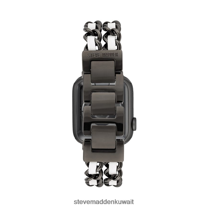 Steve Madden للجنسين سوار ساعة أبل المرتبط بساعة أبل 38-40 ملم أبيض ملحق 6JPNNF854