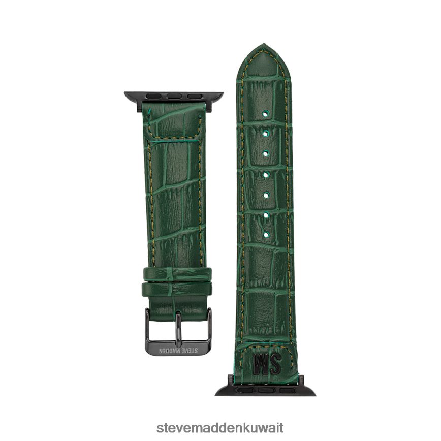 Steve Madden للجنسين سوار ساعة ابل مقاس 42-44 ملم أخضر ملحق 6JPNNF838