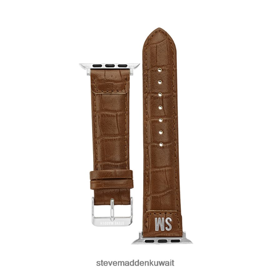 Steve Madden للجنسين سوار ساعة ابل مقاس 42-44 ملم بني ملحق 6JPNNF847