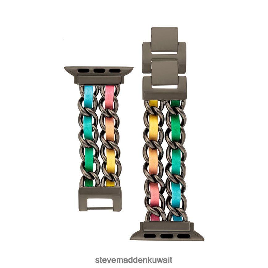 Steve Madden للجنسين سوار ساعة أبل المرتبط بساعة أبل 42-44 ملم متعدد ملحق 6JPNNF855