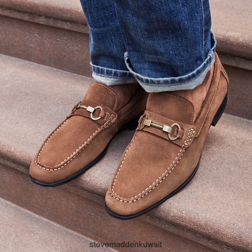 Steve Madden رجال جاديس جلد الغزال التبغ أحذية 6JPNNF1014