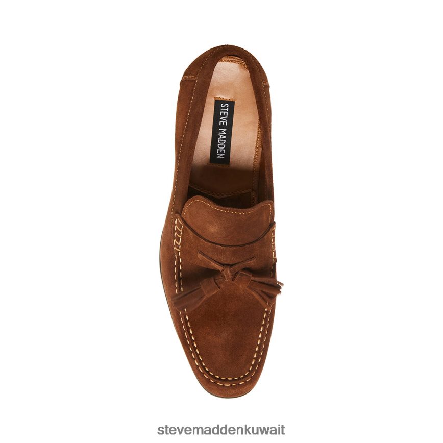 Steve Madden رجال جولي جلد الغزال التبغ أحذية 6JPNNF1015