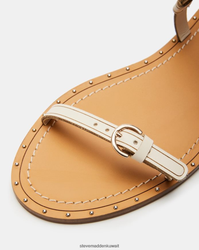 Steve Madden نحيف راكيل جلد العاج أحذية 6JPNNF102