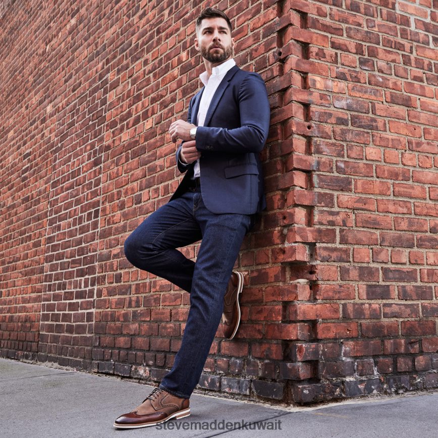 Steve Madden رجال كادين تان الجلود أحذية 6JPNNF1035