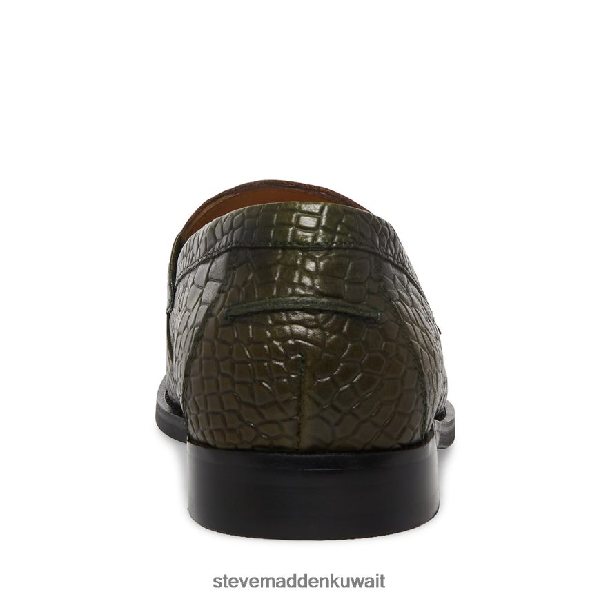Steve Madden رجال والاس تمساح أخضر أحذية 6JPNNF1043