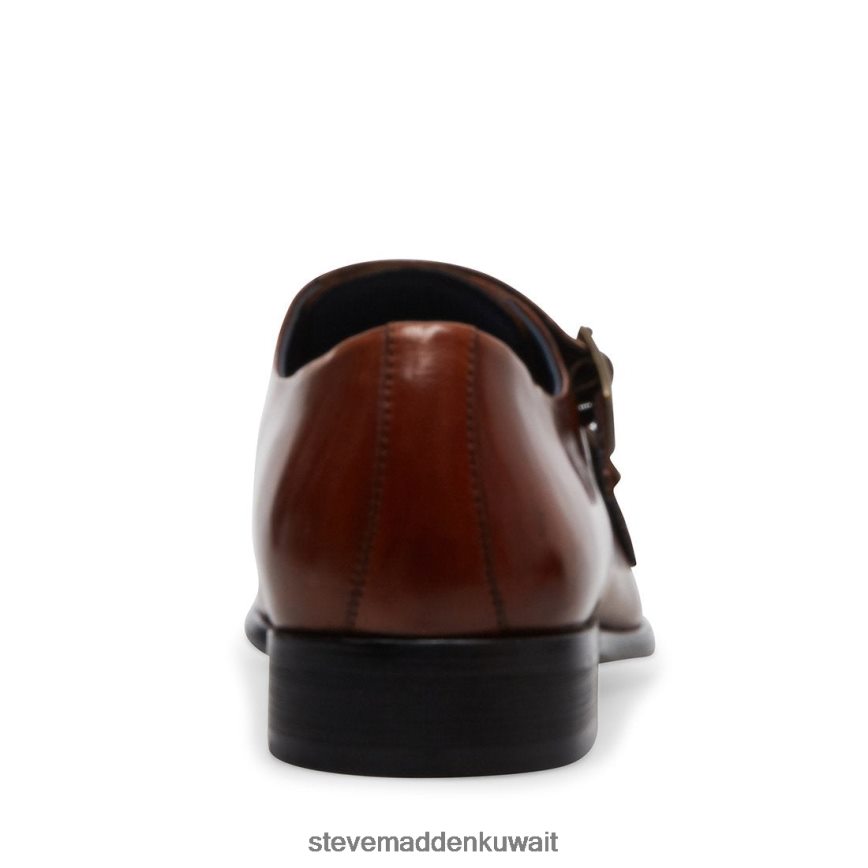 Steve Madden رجال بومونت جلد الكونياك أحذية 6JPNNF1046