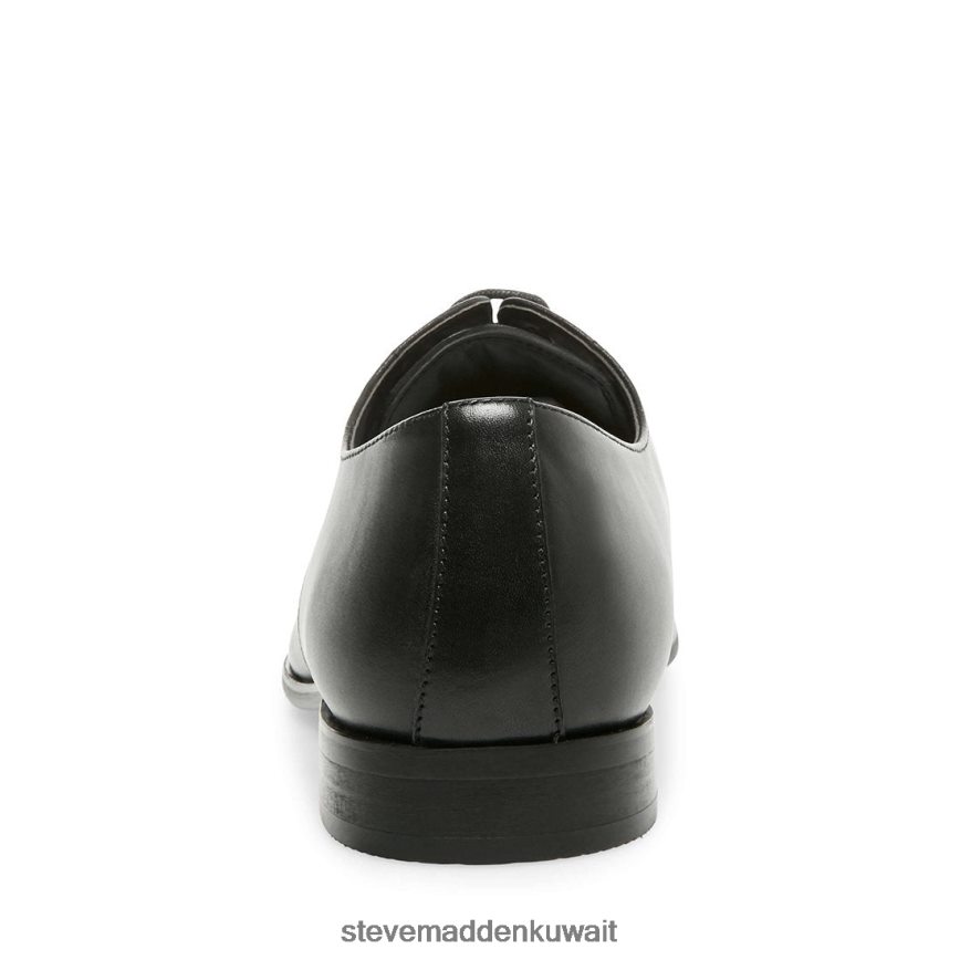 Steve Madden رجال ضحية جلد أسود أحذية 6JPNNF1047