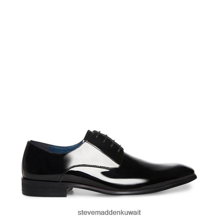 Steve Madden رجال جميلة أسود براءة اختراع أحذية 6JPNNF1049