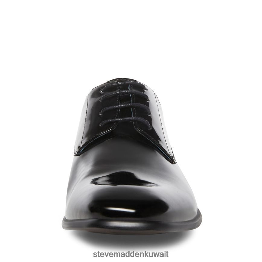 Steve Madden رجال جميلة أسود براءة اختراع أحذية 6JPNNF1049