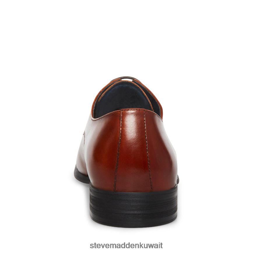 Steve Madden رجال جميلة جلد الكونياك أحذية 6JPNNF1050