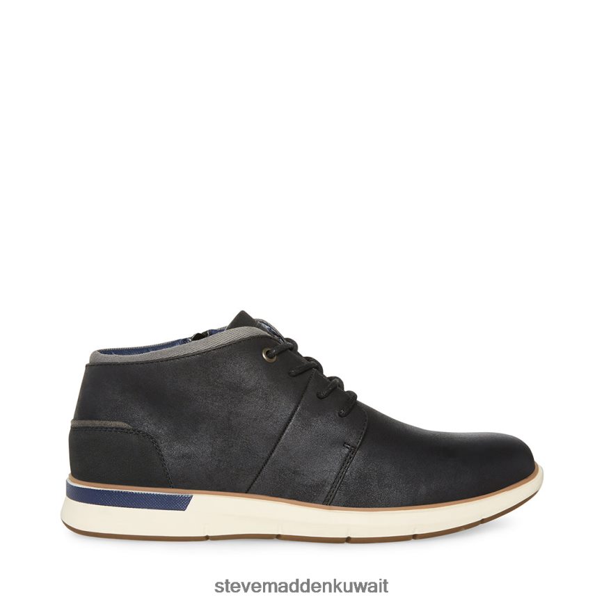 Steve Madden رجال كولير أسود أحذية 6JPNNF1079