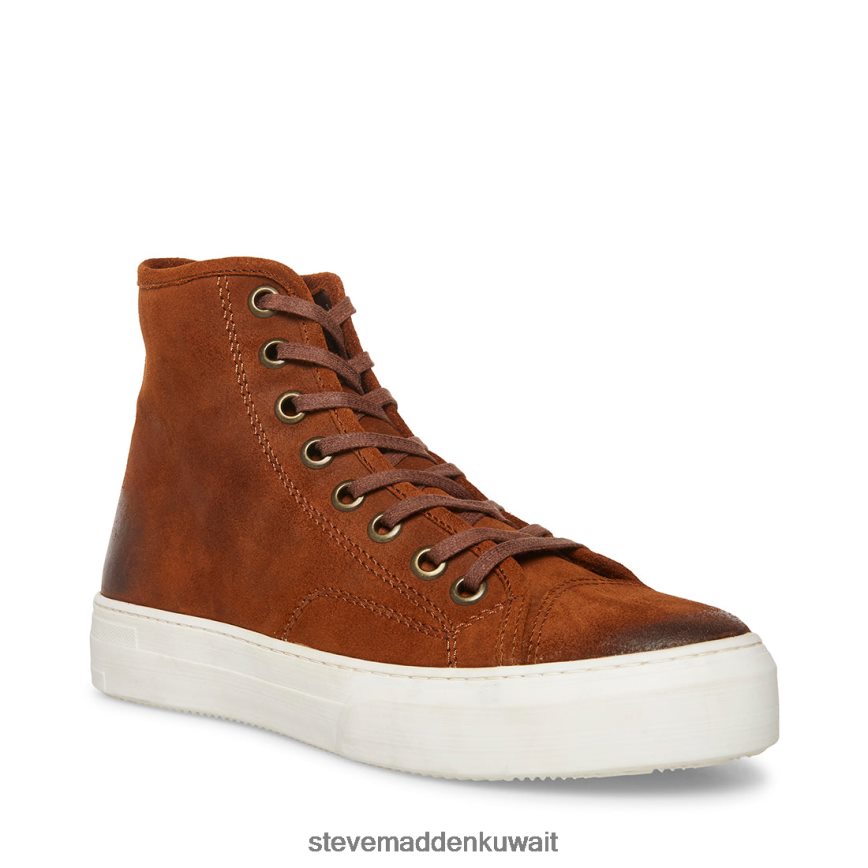 Steve Madden رجال موطن من جلد الغزال كونياك أحذية 6JPNNF1085