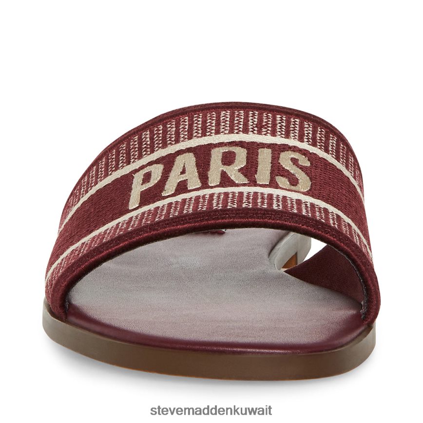 Steve Madden نحيف نوكس بورجوندي متعدد أحذية 6JPNNF116