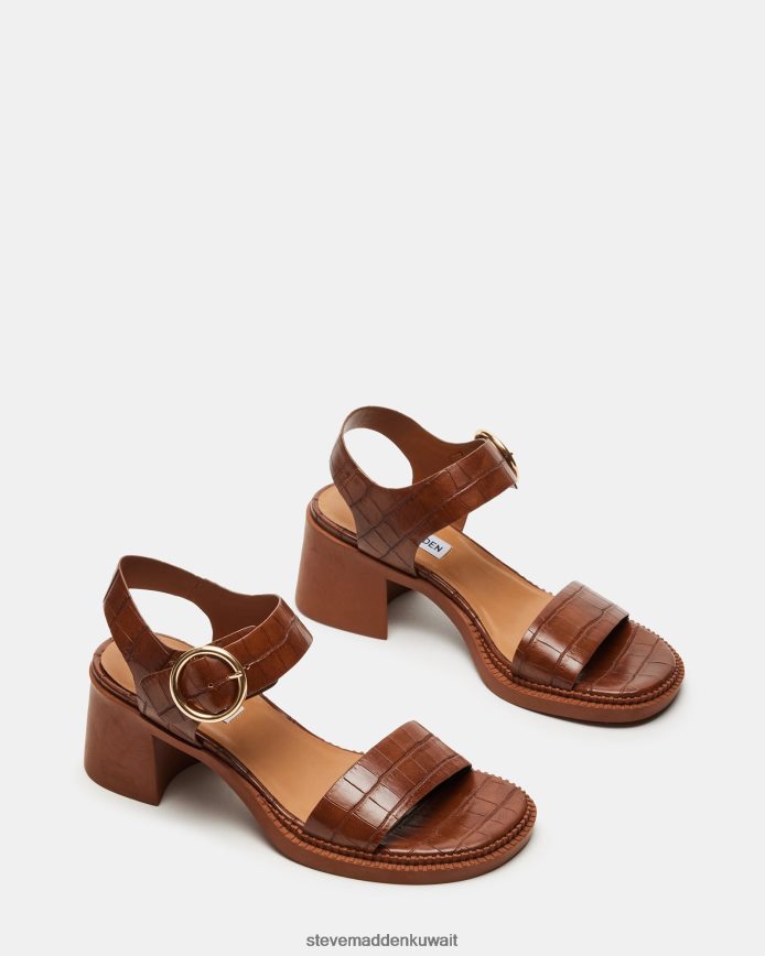 Steve Madden نحيف فيانا تمساح بني أحذية 6JPNNF117