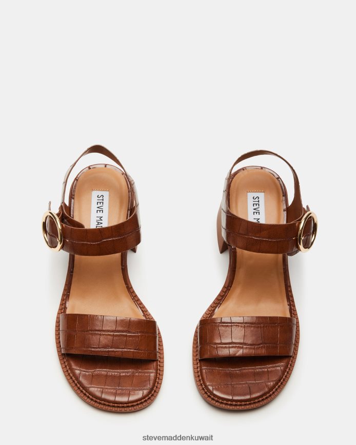 Steve Madden نحيف فيانا تمساح بني أحذية 6JPNNF117