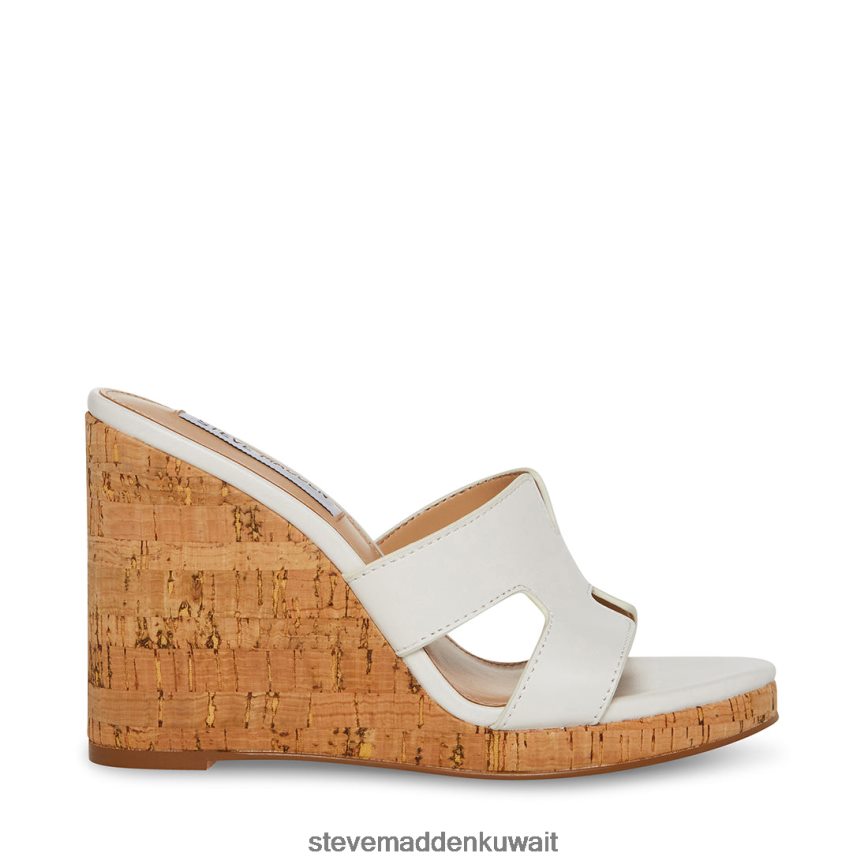Steve Madden نحيف مايسون جلد أبيض أحذية 6JPNNF140
