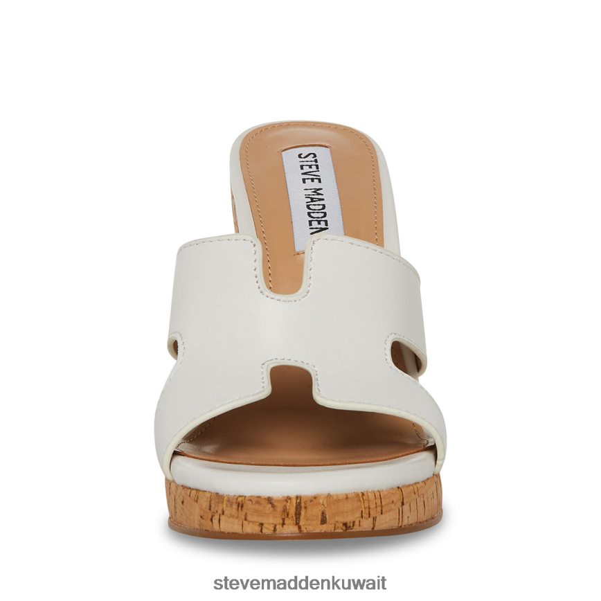 Steve Madden نحيف مايسون جلد أبيض أحذية 6JPNNF140