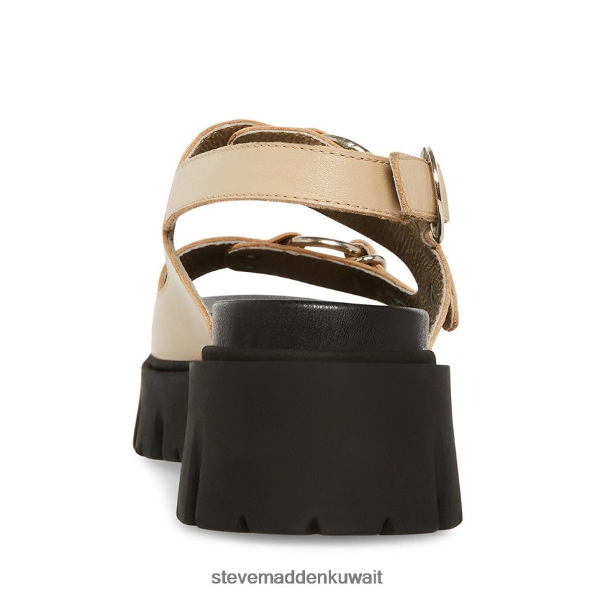 Steve Madden نحيف جاريك جلد كاكي أحذية 6JPNNF152