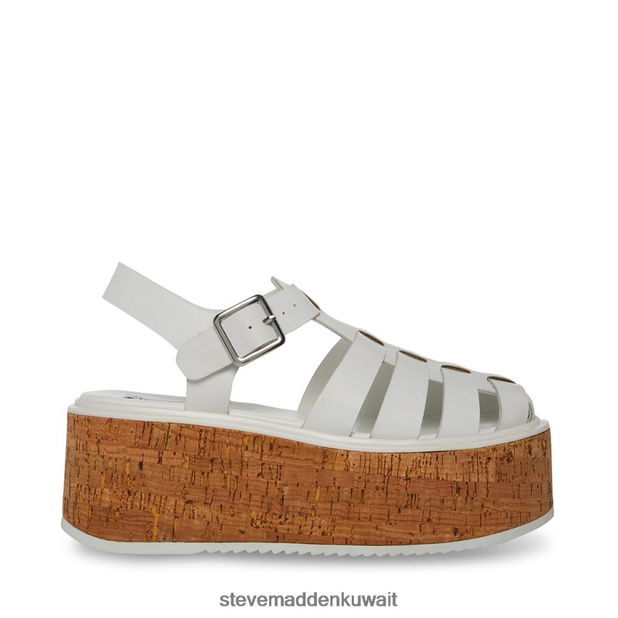 Steve Madden نحيف لازلو جلد أبيض أحذية 6JPNNF154