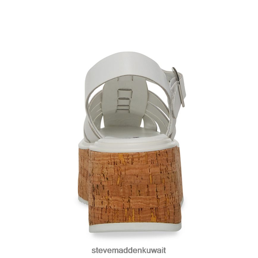 Steve Madden نحيف لازلو جلد أبيض أحذية 6JPNNF154