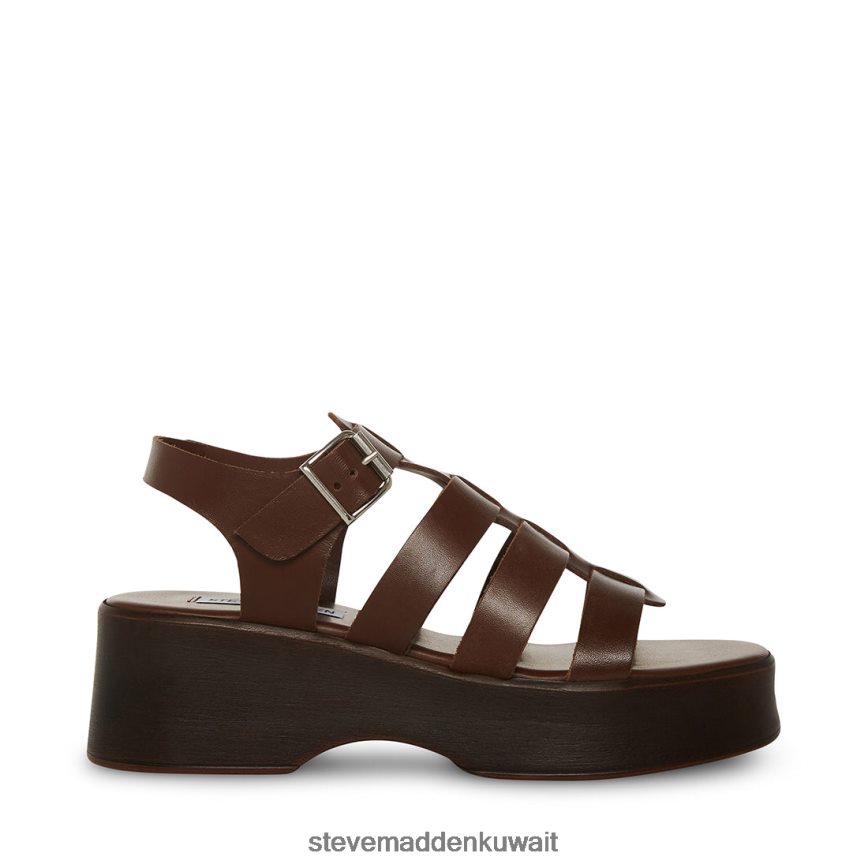 Steve Madden نحيف ساراي جلد بني أحذية 6JPNNF158