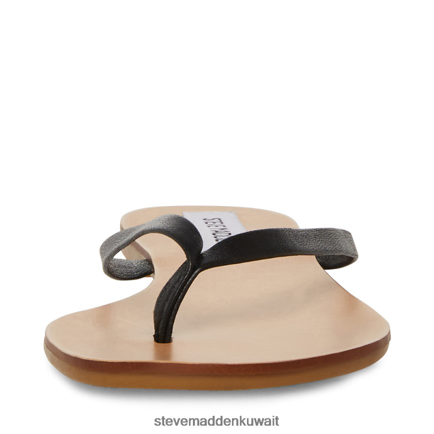 Steve Madden نحيف صورة جلد أسود أحذية 6JPNNF170
