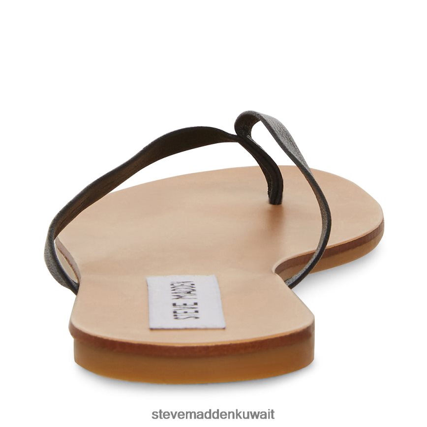 Steve Madden نحيف صورة جلد أسود أحذية 6JPNNF170