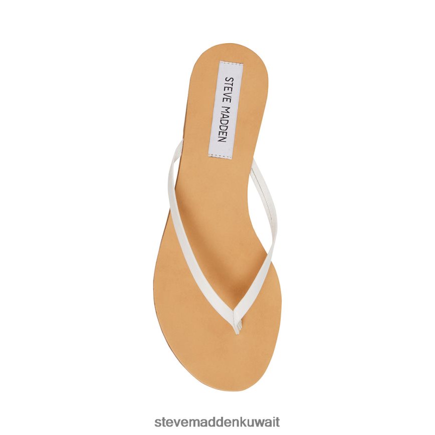 Steve Madden نحيف صورة جلد أبيض أحذية 6JPNNF171