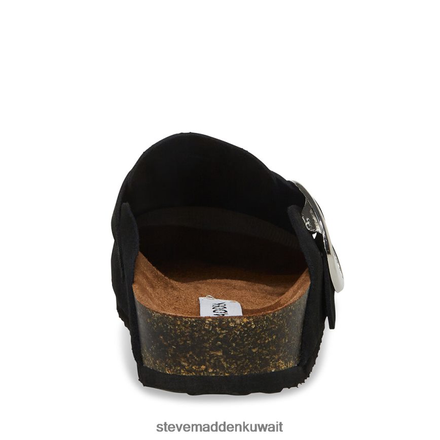 Steve Madden نحيف اجتماعي جلد الغزال الأسود أحذية 6JPNNF209