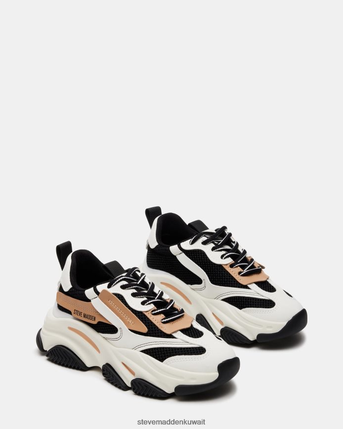 Steve Madden نحيف تملُّك تان أسود أحذية 6JPNNF231