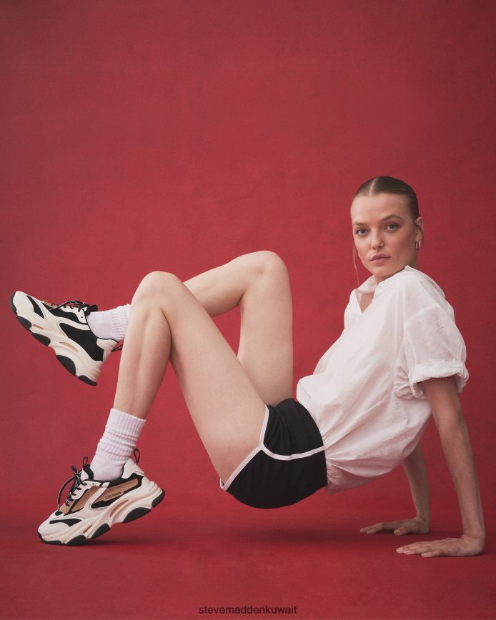 Steve Madden نحيف تملُّك تان أسود أحذية 6JPNNF231