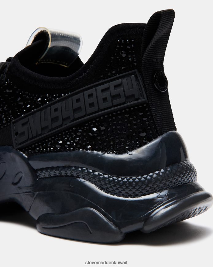 Steve Madden نحيف ماكسيما-ر أسود أحذية 6JPNNF235