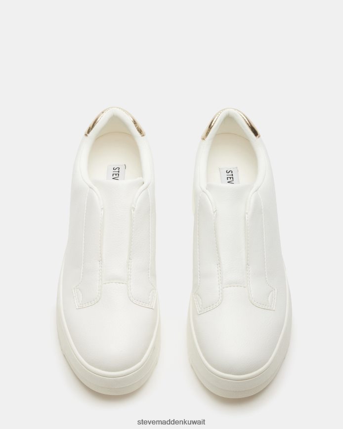 Steve Madden نحيف روكلين أبيض أحذية 6JPNNF245