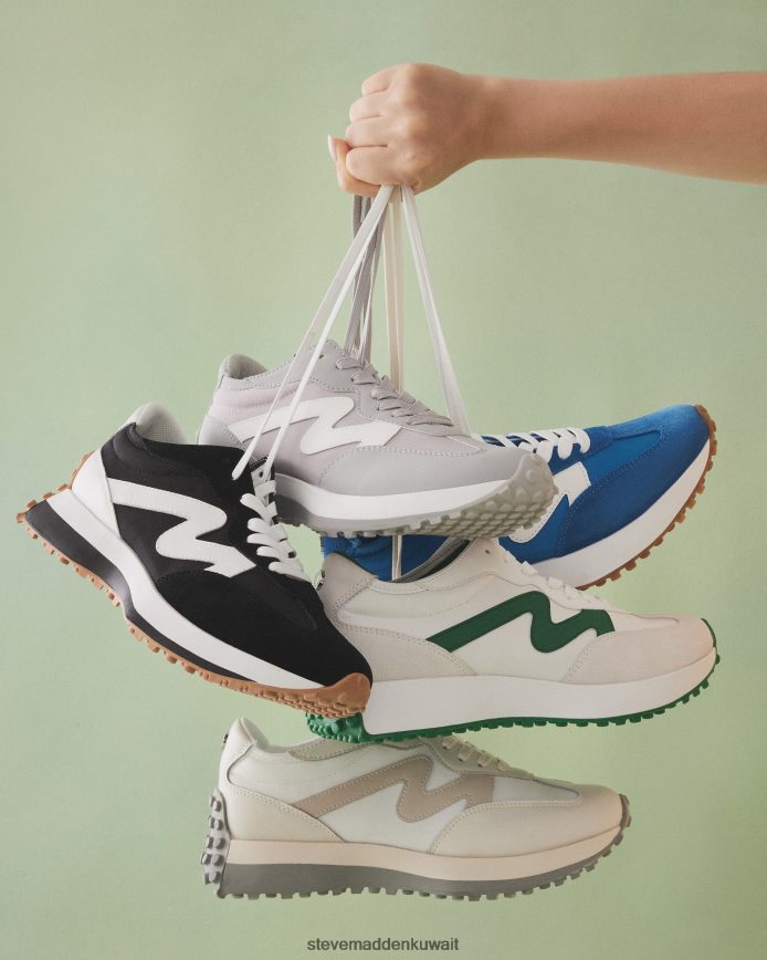 Steve Madden نحيف كامبو أبيض رمادي أحذية 6JPNNF246