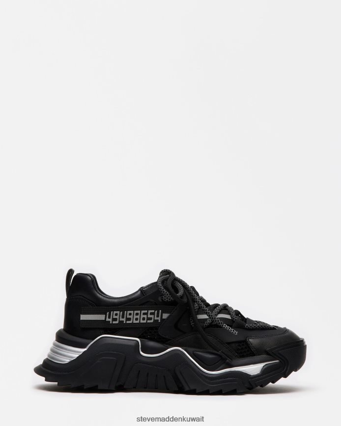 Steve Madden نحيف قوة أسود أحذية 6JPNNF250