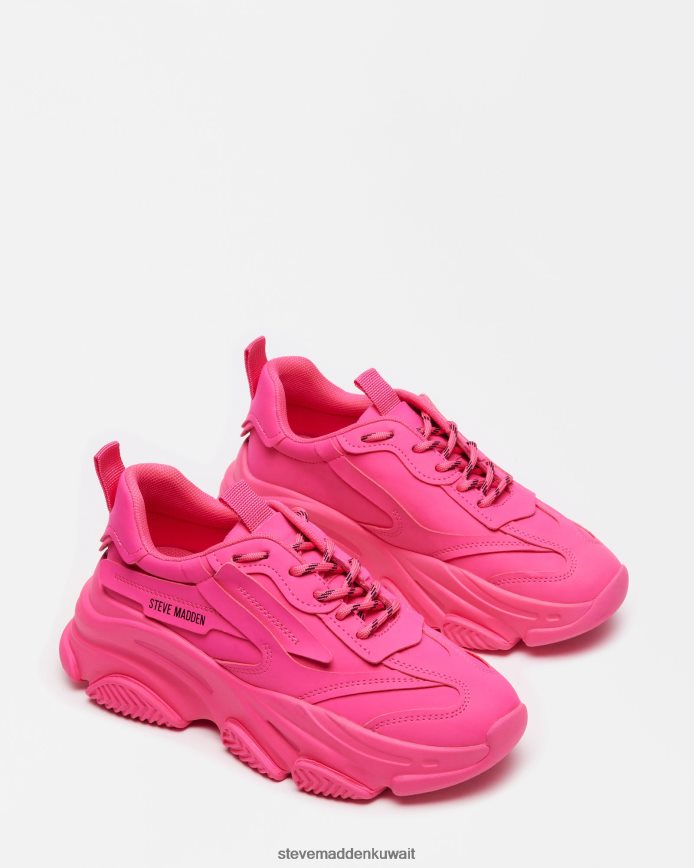 Steve Madden نحيف تملُّك النيون الوردي أحذية 6JPNNF251