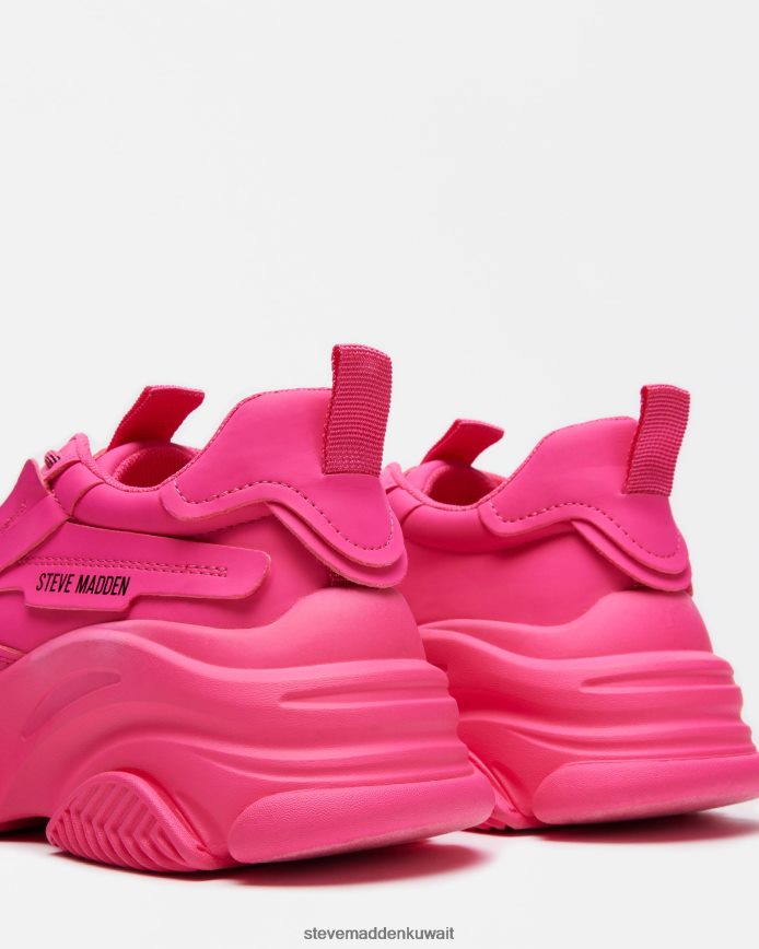 Steve Madden نحيف تملُّك النيون الوردي أحذية 6JPNNF251