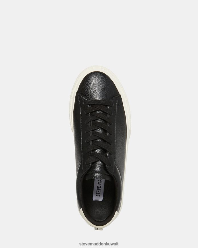 Steve Madden نحيف ريمي أسود أحذية 6JPNNF262