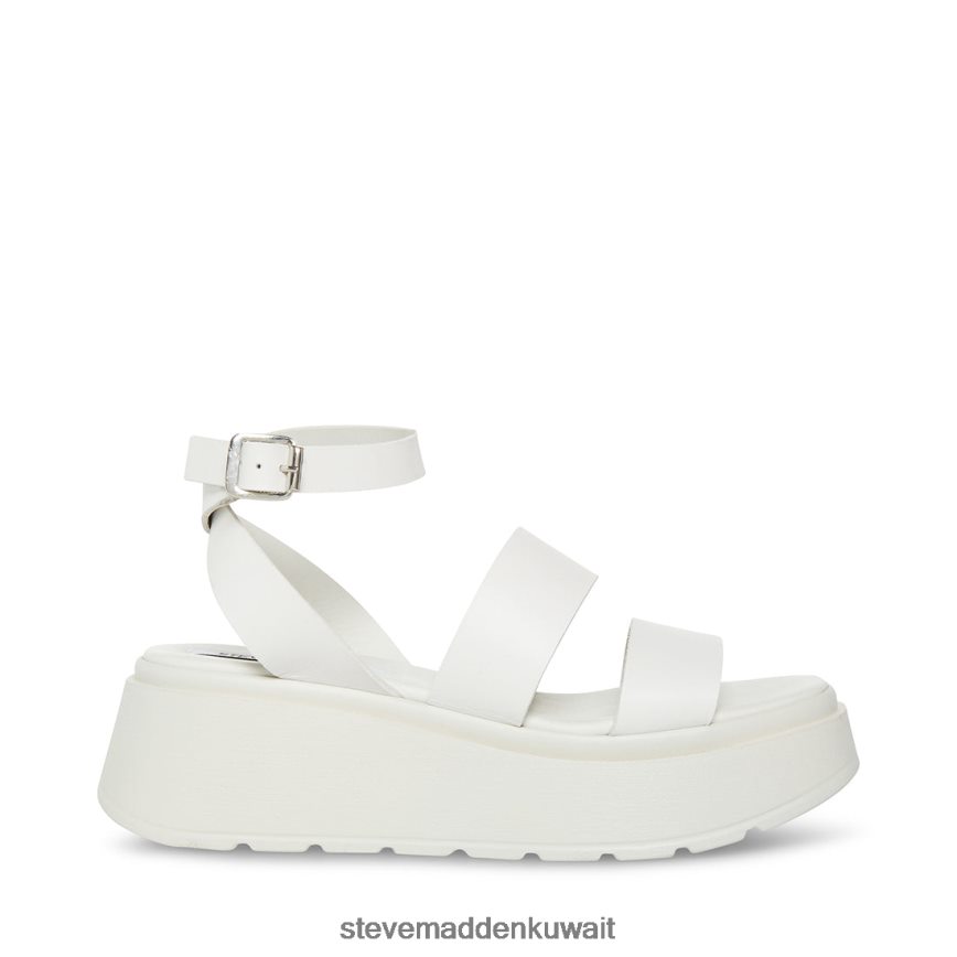 Steve Madden نحيف تينيسي جلد أبيض أحذية 6JPNNF27