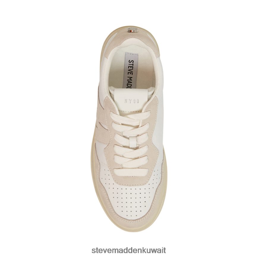 Steve Madden نحيف موسيقى الجاز أبيض رمادي أحذية 6JPNNF283