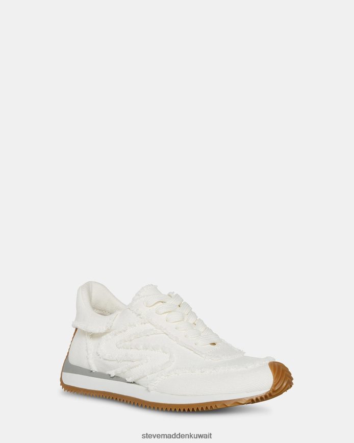 Steve Madden نحيف كيني أبيض/دينيم أحذية 6JPNNF297