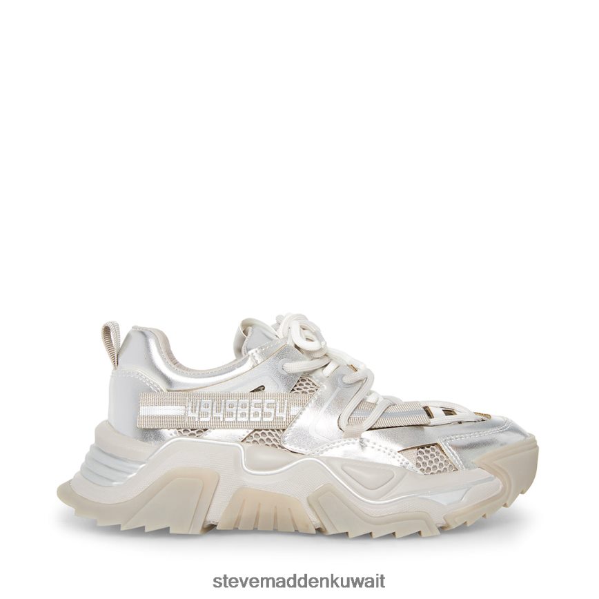 Steve Madden نحيف قوة فضة أحذية 6JPNNF301