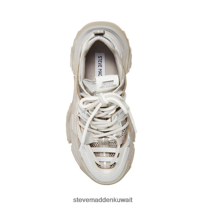 Steve Madden نحيف قوة فضة أحذية 6JPNNF301