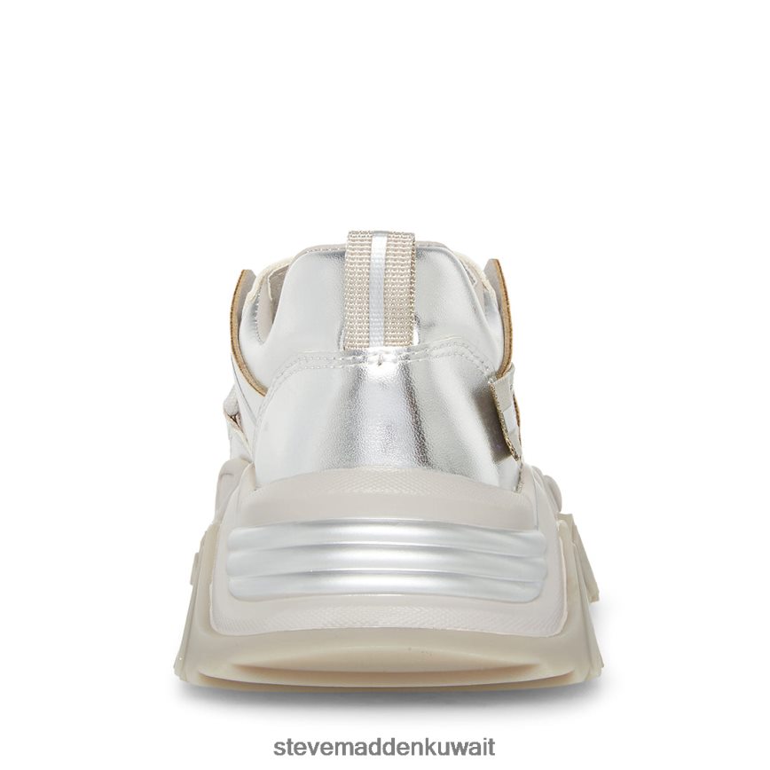 Steve Madden نحيف قوة فضة أحذية 6JPNNF301