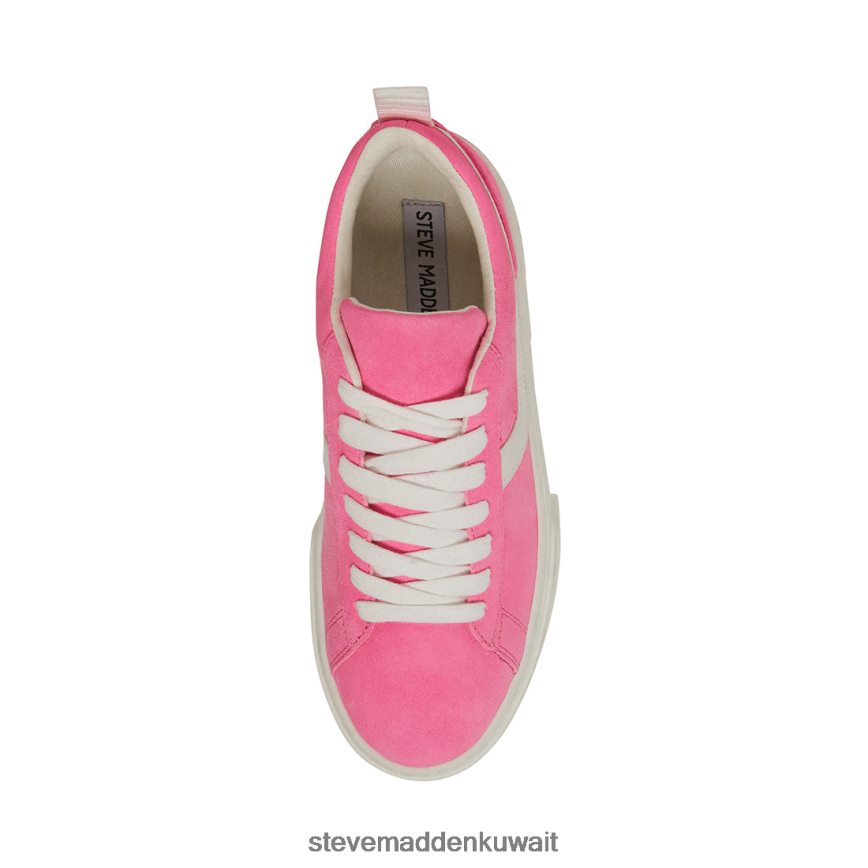Steve Madden نحيف روري جلد الغزال الوردي أحذية 6JPNNF316