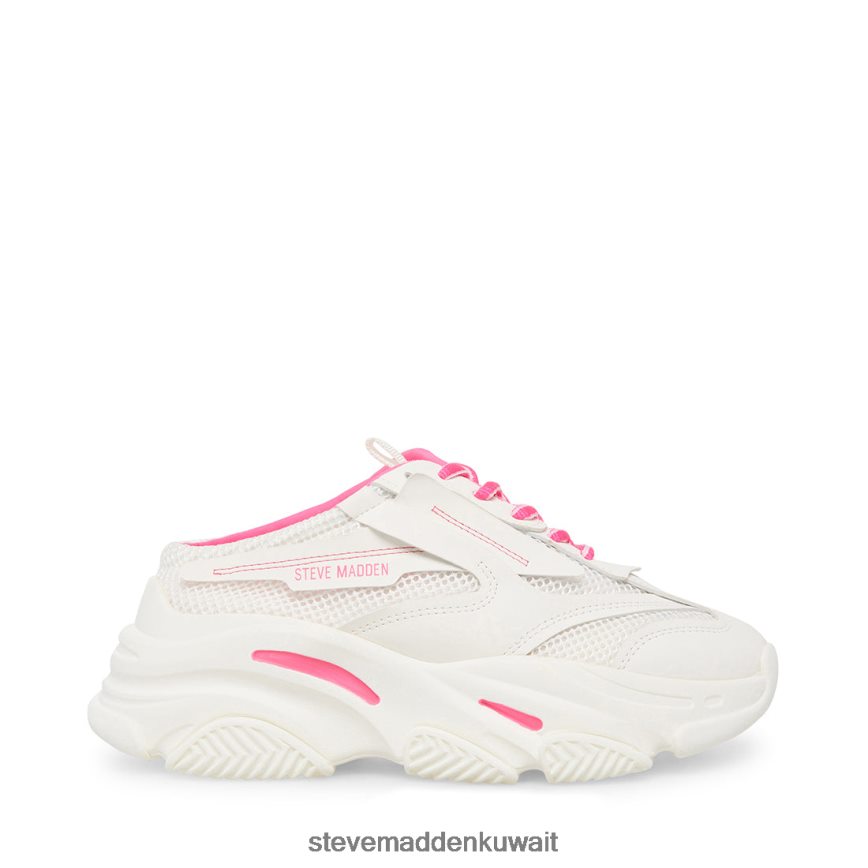 Steve Madden نحيف احتمال أبيض وردي أحذية 6JPNNF322