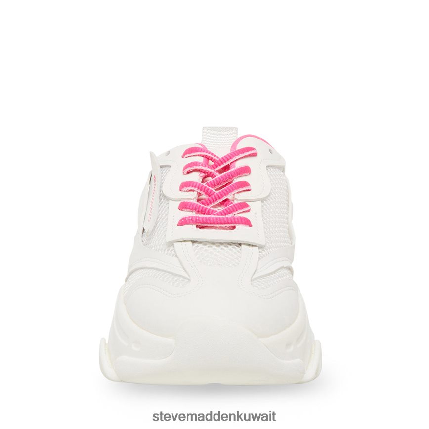 Steve Madden نحيف احتمال أبيض وردي أحذية 6JPNNF322